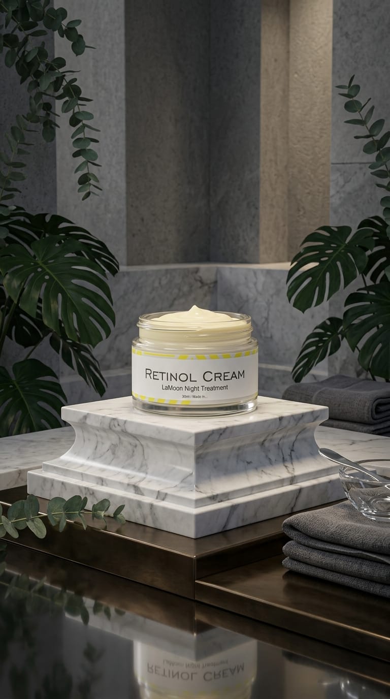 LaMoon Retinol Anti-Aging Night Cream for Fine Lines & Wrinkles — La Moon Skincare Pretoria Central