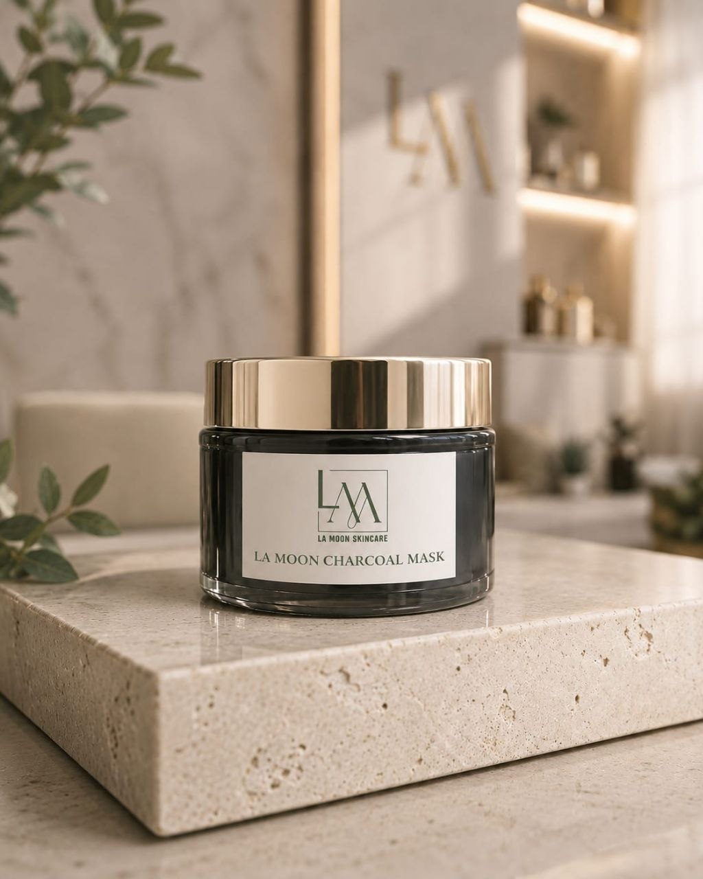 LaMoon Detoxifying Charcoal Face Mask for Deep Pore Cleansing — La Moon Skincare Pretoria Central